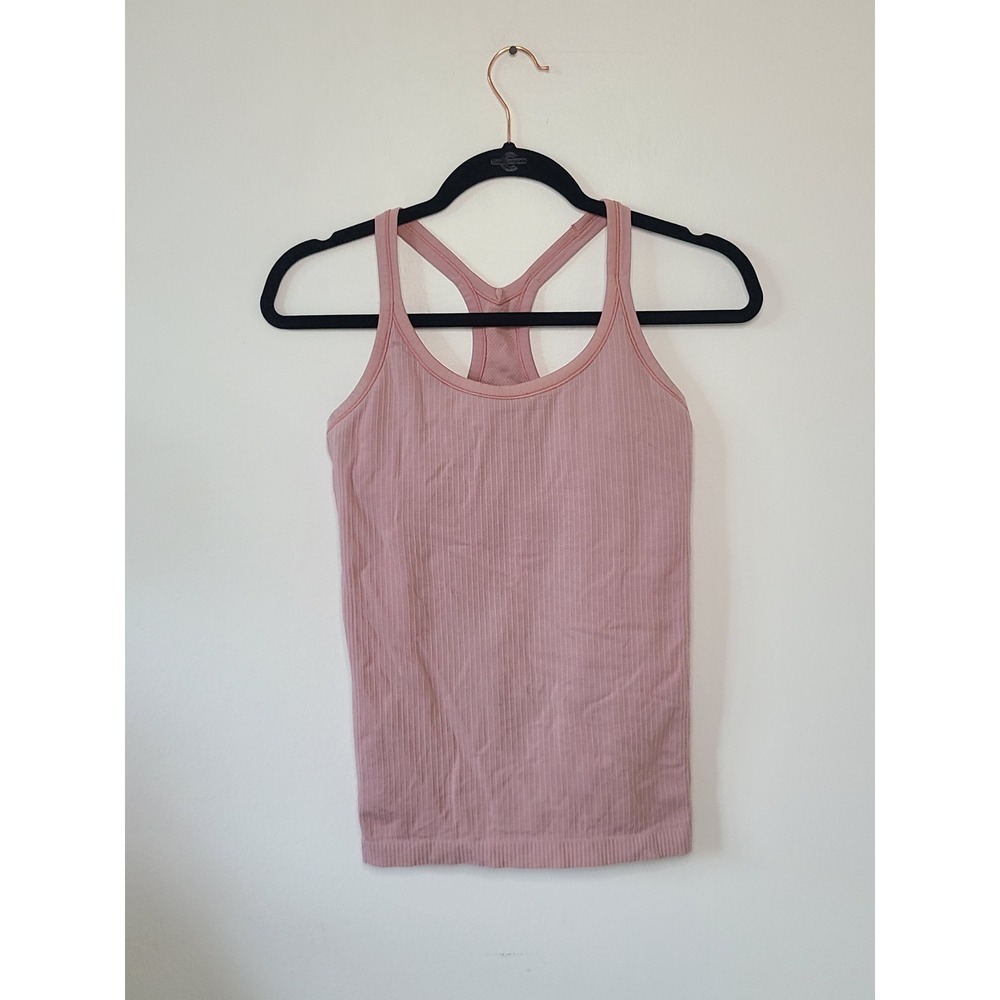 Lululemon Ebb to Street Light Pink Tank Size 6